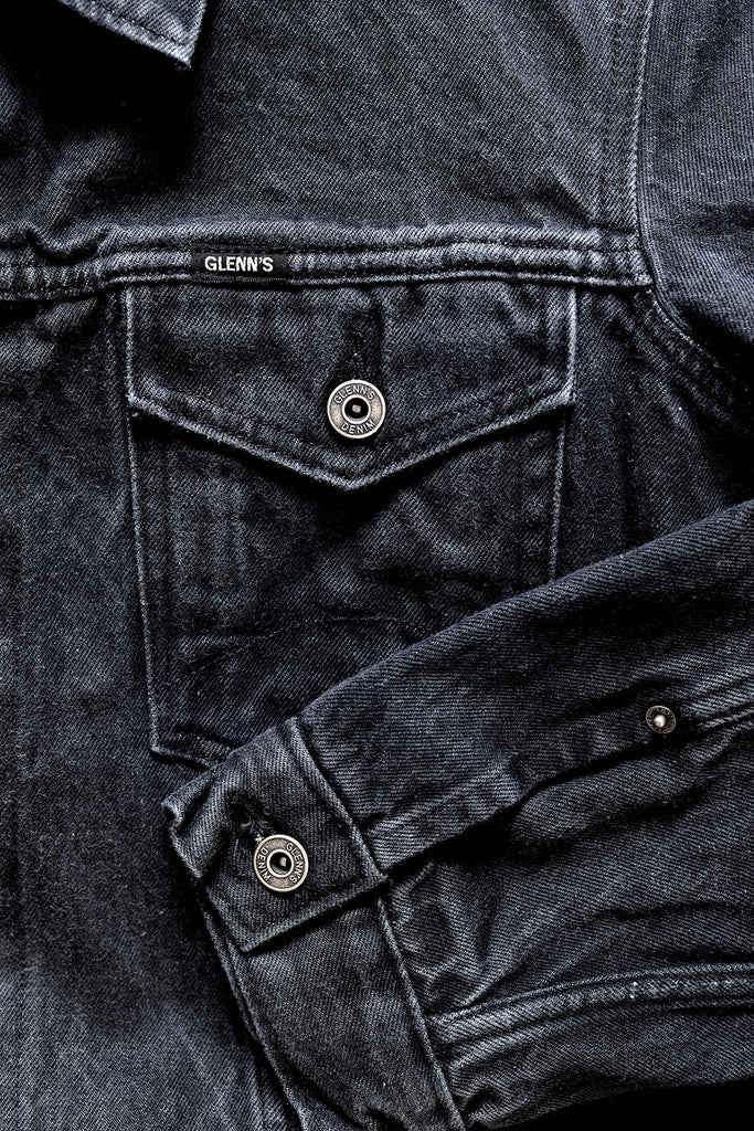 GD211 SLIM TRUCKER JACKET | Washed 13 Oz Selvedge Denim - Indigo